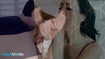 Brunette Milf's Passion Ignites as She Cheats with Husband's Best Friend, Tits Drenched in His Cum