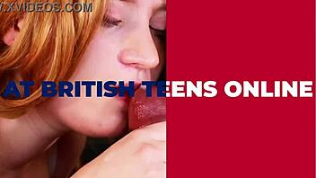 British student in uniform mocks your small cock with joi domination