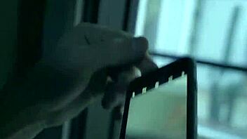 Blonde bombshell seduces peeping tom for revenge sex ride.