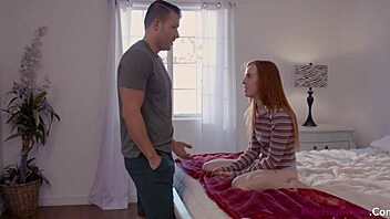 What makes Madi Collin squirt so hard in teen scene 3?