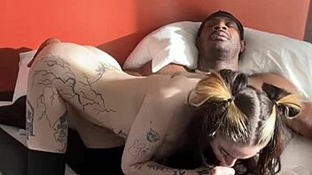 Alt Girl Enjoys Big Black Cock