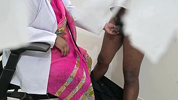 telugu doctor examines patient’s cock in hospital clinic