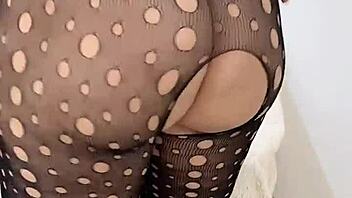 Mature Blonde's Seductive Lingerie Leads to Creampie Risk