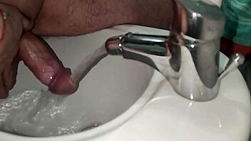 shaving my dick gets me excited and i cum