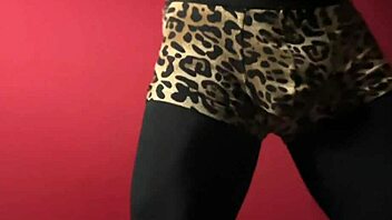 Seductive striptease dance performance