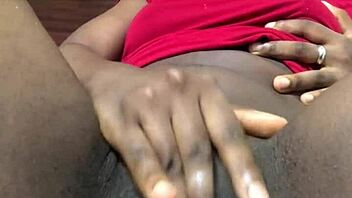 Ebony Amateur Goes Solo in Homemade Clip with Intense Masturbation and Big Ass Play