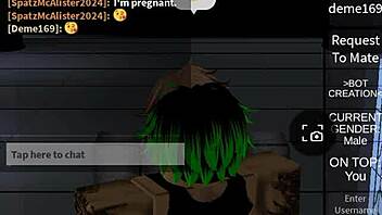 Deme169 boldly bends Spatz McAllister over for intense doggystyle in Roblox