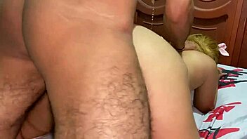 Hardcore video with a hot brunette in a missionary position and an interracial scene