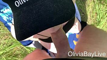 step sister with big ass getting fucked in public