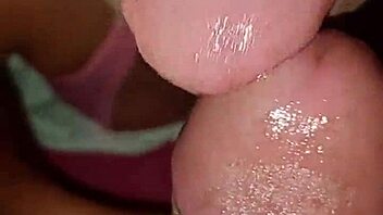 Latina Teases and Sucks Cock with Tongue