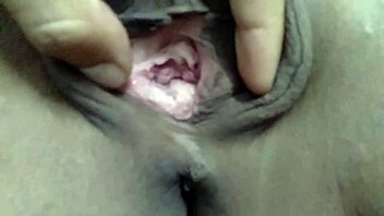 SHE GETS POUNDED into her creamy pussy, shaved and tight.