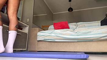 Dan Sanches Live Streaming 5 - Flashing Athletic Body in Bold Daily Routine.