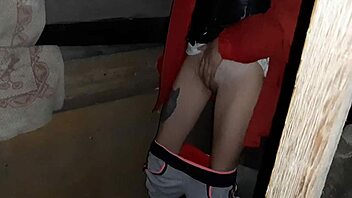 I Caught My Hairy Step-Aunt Masturbating And Watched Her Cum!