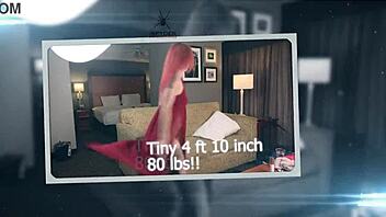 Haven Moss models tiny black micro bikini for neighbors