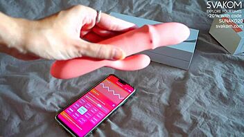 Stranger fucks me online with Svakom Mora Neo! Sunako Kirishiki!