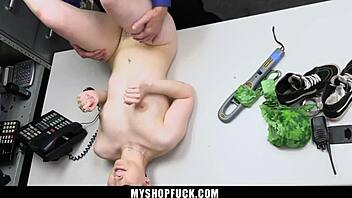 officer catches teen 18+ with vibrator in purse and dishes out punishment - myshopfuck