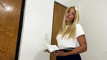 My stepdaughter needs help with her homework.