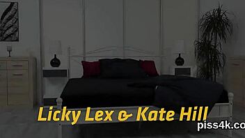 Innocent teen 18+ lesbians squirting in wild garage play.