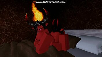 Reuploaded animations featuring a rich demon girl in Roblox.