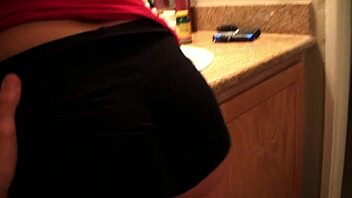 Busty brunette engages in fucking and sucking in sex tape.