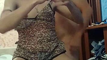 New shemale fantasies with crossdresser and bisexual gay action