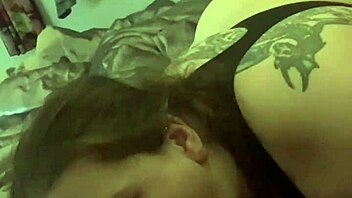 i'm playing with my favorite big black cock, sucking it sloppy with tattoos on display