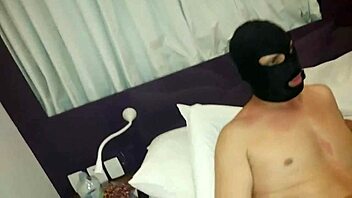 Real Amateur Housewife Karina and Lucas in Intense Missionary DP Scene