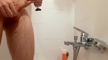 shysam4 skinny body takes rough anal in steamy shower scene