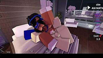 A hot and steamy scene with a Latina babe in my mansion