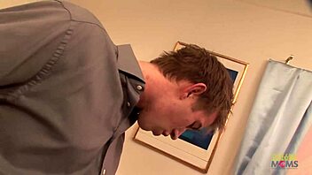 chick in stockings craves hard fucking and cum on face