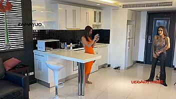 Asian Ladyboy Dominates with Perfect Body in Wild Assfucking