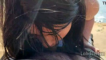 teen swallows cum outdoors in public cumshot