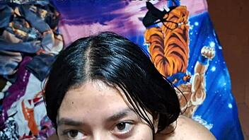 Innocent Young Stedaughter Learns Deepthroat from Me