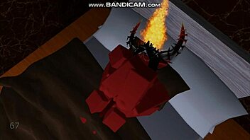 Rich demon girl's naughty adventures in Roblox animations