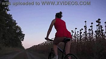 Wanna worship hot ass on a bicycle ride upskirt?