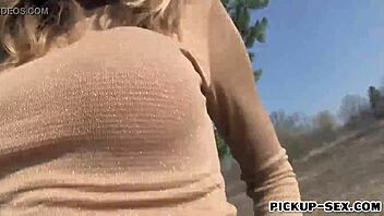 blondie ivana sugar pounded hard for cash outdoors! 💰