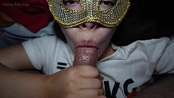 Teacher Teaches Teen Deepthroat and Facefuck at Home