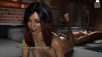 a leap of faith in an intriguing scene with big tits and ass