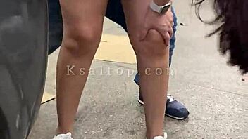 That naughty mechanic fucked me bareback. So hot!