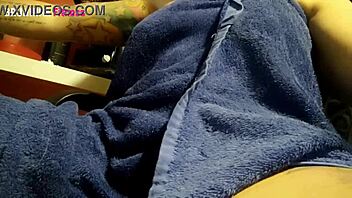 redhead shows big tits in wet white top and teases web