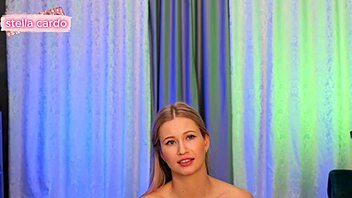 This is a video of an amateur beauty who likes to have her body oiled up and massaged