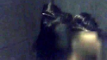 Asian Slut Wife Masturbates with Dildo in Gym Shower Solo.