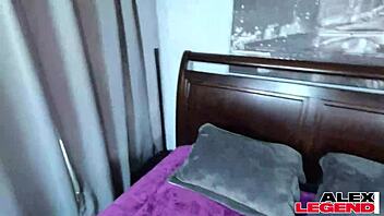 blonde slut ophelia kaan enjoys suggestive handjob and deepthroat