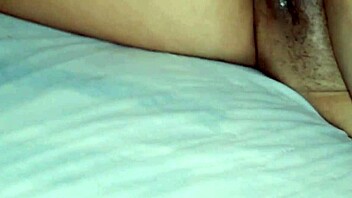 beautiful goth latina flashing in fishnets lingerie for half-brother