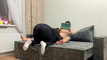 Amateur Russian students try out dirty talk and anal sex