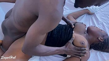 Big black cock penetrates my wet pussy in different positions