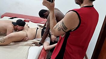 Behind the scenes with lactating bbw sharing stories during recording