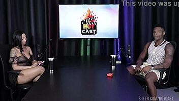 Hot Cast's Will Mastro and Vitoria Beatriz in action