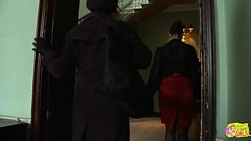 This sexy milf really likes those cute petite babes and enjoys exploring every inch of their bodies