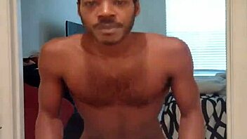 Skinny roommate does calf waist thigh workout in dorm